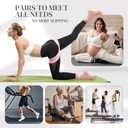 2 x Pilates Socks with Grips for Women Long Non-Slip Yoga Grippy Socks for BarreBalletDance & HospitalAnti-Skid Workou (US, Numeric, 5.5, 10, Regular, Regular, 2, Black/White/Grey/Pink) (L)