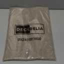 Decorelia Waterproof Faux Linen Farmhouse Round Table Cloth for Indoor/Outdoor, Decorative Rustic Fabric Tablecloth Cover for Party Picnic Dining & Kitchen Table (60 Inch, Round (2-4 Seats), Natural)