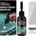 Car Windshield Crack Repair Kit - Nano Glass Repair Liquid for Cracks & Chips, Cracks Gone Glass Remover Fluid for Quick Fix Windshields, Windows, Mirrors