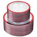 U-QE 120PCS Red Plastic Plates for Party - Red Plates Disposable Heavy Duty - Fancy Disposable Plates Include 60 10" Dinner and 60 7" Dessert Platos for Party, Mother's Day & Special Moments