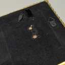 SIKOO Small Vintage Picture Frame 3x3 Gold Antique Ornate Photo Frame Square with Bead for Tabletop and Wall Mount Display Vintage Wall Decor Art Gallery