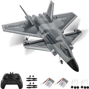 RC Plane, Remote Control Airplane, RC Airplane 4 Channel for Beginners Adult with Xpilot Stabilization System & Aerobatic, 40 kmh Brushless Motor, Remote Control Plane Gift for Kids