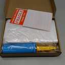 PerKoop 24"x85' Inflatable Air Pillows for Shipping Large Bubble Cushioning Wrap Packing with Pump Bubble Cushioning Wrap Roll with Fragile Stickers for Heavy Duty Moving Protection