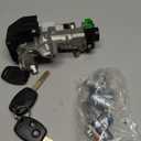 Dasbecan Ignition Switch Lock Cylinder Assembly Compatible with Honda Accord CRV FIT Odyssey Civic 2006-2011 06350-SAA-G30 35100-SDA-A71, Chip ID46 Immobilizer Keys