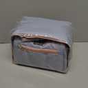 NCVI Breastmilk Cooler Bag with 2 Ice Pack, Breast Pump Bag with Cooler Fits 6 Bottles, Double Layer Breast Milk Baby Bottle Cooler Bag, for Travel, Nursing Mom Daycare, Work, Picnic (Grey)