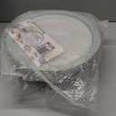 COOK WITH COLOR Mixing Bowls with Lids - 12 Piece Plastic Nesting Bowls Set includes 6 Prep Bowls and 6 Lids, Diamond Design - Microwave Safe, Mint