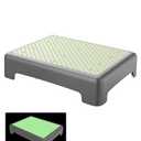 LIFTOZA Mobility Step Stool for Adults, Noctilucent Bed Step Stools, 680 LBS Capacity Safety Step Platform, Indoor and Outdoor Steps for Seniors, Non-Slip Stepping Stool Elderly Assistance at Night