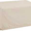 Crosley Furniture Patio Furniture Covers, Waterproof Outdoor Loveseat Cover for Backyard, Deck, Tan