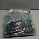 Outus 8 Pcs Medium Book Pouches for Classroom, Nylon Black Reading Book Bags for Student with Clear Name Tag, 10" x 12", Pocket on Handle Chair Pockets for Classroom Students School Home