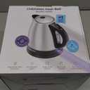 Chefman Stainless Steel Electric Kettle w/ 360 Swivel Base, Auto Shut Off & Boil Dry Protection, BPA-Free Interior and Cool-Touch Handle, 7+ Cup Capacity, 1.7 Liter, 1500W