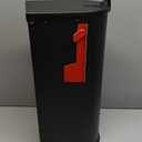 Architectural Mailboxes Admiral Rust-Proof Aluminum Metal Post Mounted Mail Box for Outside, Black, Large Curbside Mailbox, USPS Approved for Residential Delivery