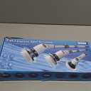 Electric Spin Scrubber Upgraded Battery with Extra-Long Runtime, IPX7 Waterproof Power Cleaner with 7 Brush Heads, 2 Speeds Adjustable Long Handle for Bathroom, Floor, Shower, Tile & Kitchen Cleaning (White)