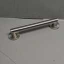 Gatco 970 Glam 12" Grab Bar, Satin Nickel/ADA Compliant Safety Stainless Steel Grab Bar for Bathroom