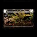 Reptile Simulation Rock Cave Hideouts Terrarium Habitat Dcor Bearded Dragon Hideout for Turtles Lizards Snakes Crab (Small)