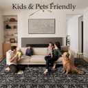 Washable Area Rug 8×10 for Living Room, Ultra Soft, Black Grey
Non Slip, Easy to Clean, Water Repellent, Pet Friendly, for Bedroom Hardwood Floors Dining Room Office High Traffic Areas
