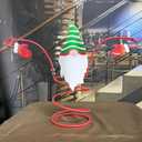 Holiday Wine Bottle Glass Holder Countertop Hold 1 Wine Bottle And 2 Glasses Kitchen Storage Rack Christmas Home