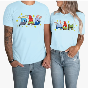 Mouse Dad Shirt Mom Shirts Magical Family Matching Outfits Mom and Dad Graphic Tees Mother Day Tshirt, Size XL