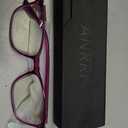 ANRRI Blue Light Blocking Glasses Anti Eyestrain UV Filter Computer Game Eyeglasses Lightweight Purple Frame