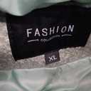 chouyatou Women's Winter Single Breasted Long Wool Coat with Hood Casual Wool Blend Trench Coat Jacket Size XL