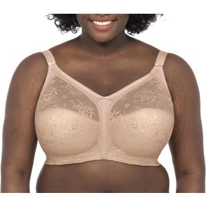 GODDESS Women's Verity Wireless Soft Cup Bra (40L, Fawn)