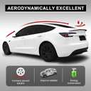 Spoiler Fit for Tesla Model 3 2024 2025, Upgrade ABS Material Rear Spoiler Wing OEM Rear Trunk Lip, Model 3 Highland Accessories (Matte Black)