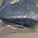 Bathroom Rugs Non Slip Washable, Ultra Thick Soft Microfiber Absorbent Bath Mats, High Density Foam Latex Non Slip Backing Bath Rugs, Fluffy Floor Carpet for Tub&Shower 24x17, Blue