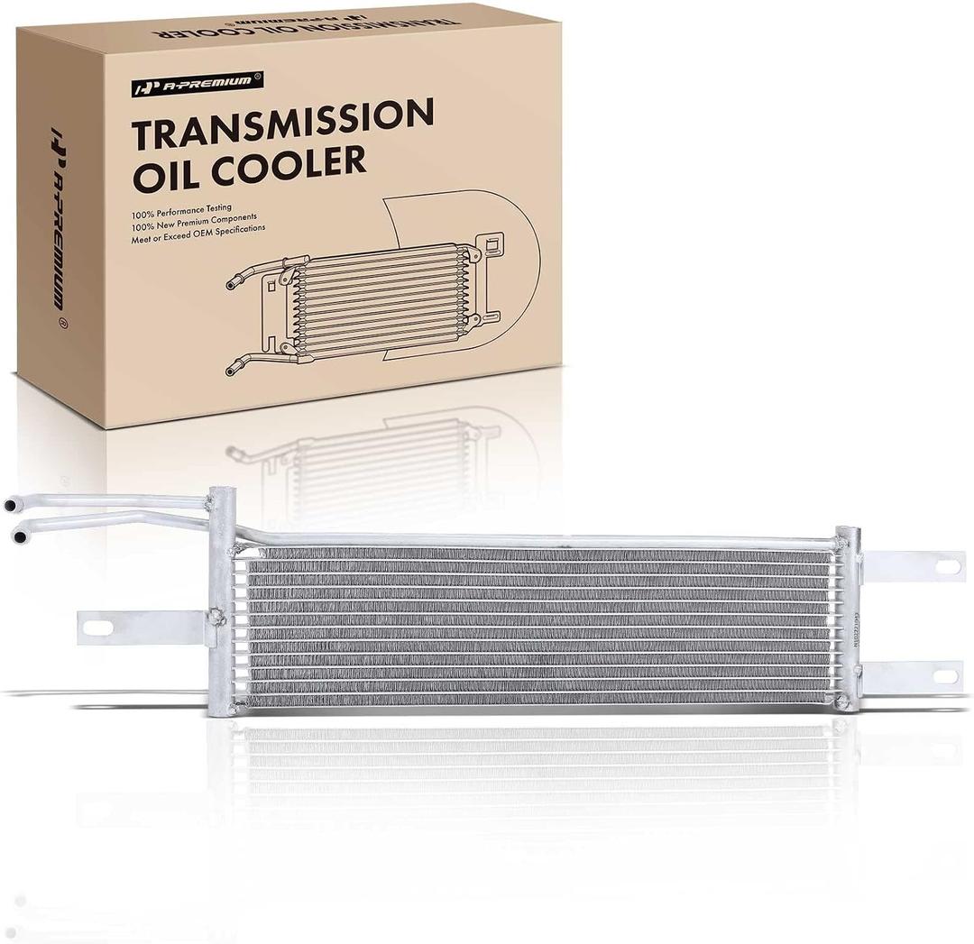 A-Premium Transmission Oil Cooler Compatible with Dodge Ram 1500 2002-2008 3.7L 4.7L, Ram 1500 2003-2008 5.7L, Replace# 52028967AD
