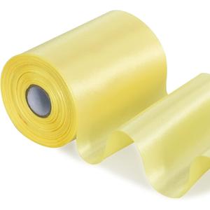 TONIFUL 4 in x 22Yds Wide Canary Yellow Light Yellow Satin Ribbon Solid Fabric Large Ribbon for Cutting Ceremony Kit Grand Opening Chair Sash Table Hair Car Bow Sewing Craft Gift Wrapping Wedding