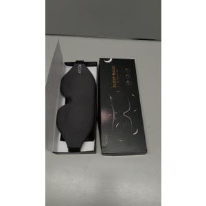 MZOO Luxury Sleep Eye Mask for Side Sleeper Men Women, Zero Eye Pressure 3D Sleeping Mask, Light Blocking Patented Design Night Blindfold, Soft Eye Shade Cover for Travel, Grey