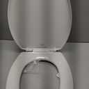 Mayfair Caswell Modern Slow Close Toilet Seat, Durable Plastic, Elongated, White