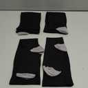 Doctor's Select 3 Pairs Plus Size Compression Socks Wide Calf | Bamboo Viscose Extra Wide Calf Compression Socks | Black (XX-Large)