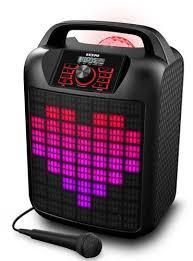 ION Audio - Party Rocker Max High-Power Portable Bluetooth Speaker with Customizable Party Theme Lights - Black