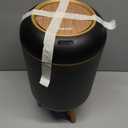 Pukomc Smart Sensor Wastebasket, Convenient and Hygienic Easy to Use, Technology Sensor Waterproof Wastebasket Plastic Trash can for Kitchen, Bathroom, Bedroom, Living Room, Office and Outdoor Black (1 Pack)