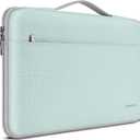 DOMISO 16 inch Laptop Sleeve Protective Case Cover Compatible with 16 16+ inch HP Dell ASUS Lenovo Chromebook, Waterproof Computer Cases Bag with Handle, Mint Green