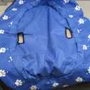 Pet Soft Dog Float Raft - Inflatable Dog Swimming Float for Summer (Small, Paws)