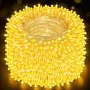 1300LED Christmas Lights Outdoor 512FT 8 Lighting Modes Timer Memory Function Waterproof Plug-in for Xmas Tree Wedding Party Holiday Decor (512FT 1300LED, Warm White)