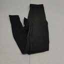 Fleece Lined Tights for Women, Thermal Warm Black Pantyhose Leggings, Fake Translucent Thick Tights for Winter (Medium Plus)