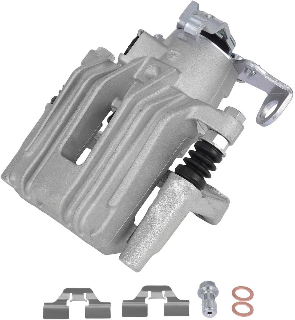 Cciyu Rear Left Brake Caliper Assembly w/Bracket 19B2575 For Audi For TT Quattro 2000-2006,For Volkswagen For Jetta 2000-2005 2008-2009,For Volkswagen For Jetta City 2007-2009