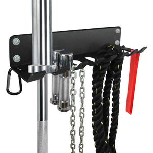 Home Gym Storage - Heavy-Duty Barbell Holder, Kettlebells, Weight Bar, Workout Rack Equipment, Foam Roller, Jump Rope, Resistance Band