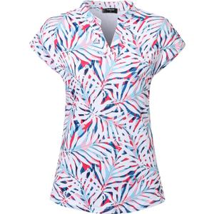 Golf Shirts for Women Polo Tennis Shirts Sport T-Shirts Workout Tops (X-Small, Leaf)