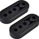 EVIL ENERGY Exhaust Hanger Rubber Adjustable Insulator Bushing Mount 4 Holes Universal 2 PCS