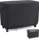 55 Inch Outdoor Furniture Cover for Keter Unity XL Portable Table, Waterproof Patio Rectangle Table Covers, Outdoor Pizza Oven Grill Cover