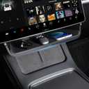 Topfit Tesla Model 3 Y Under Screen Storage BoxCenter Console Organizers Tray for Tesla Model Y Juniper and Model 3 Highland Accessories 2025-2026