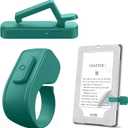 Page Turner Ring for Kindle,Remote Control for iPhone iPad Android Tablets E-Readers,Clicker Page Turner for Kindle Accessories for Camera Video Record&Shutter Selfie (Jade)