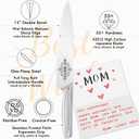 2 x Valentines Day Gifts for Mom From Husband Son Daughter - Best Mom Ever Knife Gifts for Valentines - Mom Gifts for Birthday Mother's Day