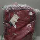 ECOHUB Carry On Travel Backpack, Expandable Airlines Personal Item Bag 18x14x8, Water Resistant 17 inch Laptop Backpack Flight Approved, 12 Pockets 30L Work Backpacks with Wet Pocket & Cable Slot, Red