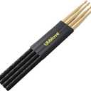 Drumsticks 5A 2 pairs with ANTI-SLIP Handles for Drum Light Durable Wooden Drum 2 Pair Drum Sticks for Kids Adults Musical Instrument Percussion Accessories