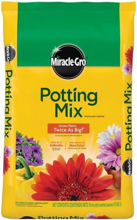 Miracle-Gro Potting Mix 16 qt., 2 Pack