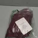BUBBLELIME 29"/31"/33"/35" 4 Styles Women's Bootcut Yoga Pants Tummy Control - Back Pockets_Mahoganymaroon L_35" Inseam