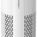 Air Purifiers for Home Large Room Cover Up to 1500 Ft² with True HEPA Filter, 20dB Sleep Mode, 360° Air Intake & Outlet, Air Cleaner for Bedroom Pets, 7 Color Light, HAP604, Bright White